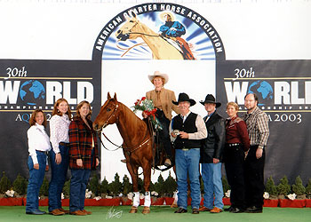 Picture of Doc's Major Star at the 2003 AQHA World Show